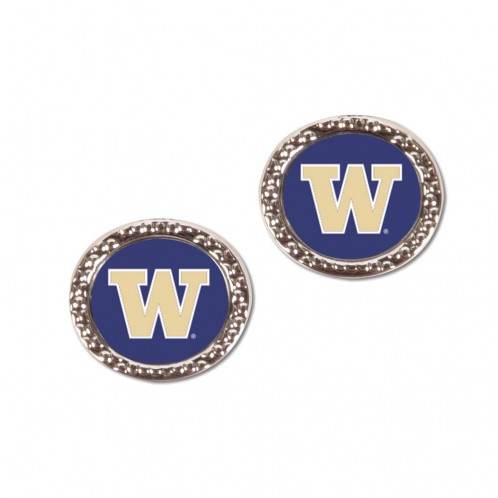 Washington Huskies Post Earrings Officially Licensed - ToylandEU