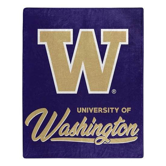 Washington Huskies Raschel Blanket 50x60 Signature Design - ToylandEU
