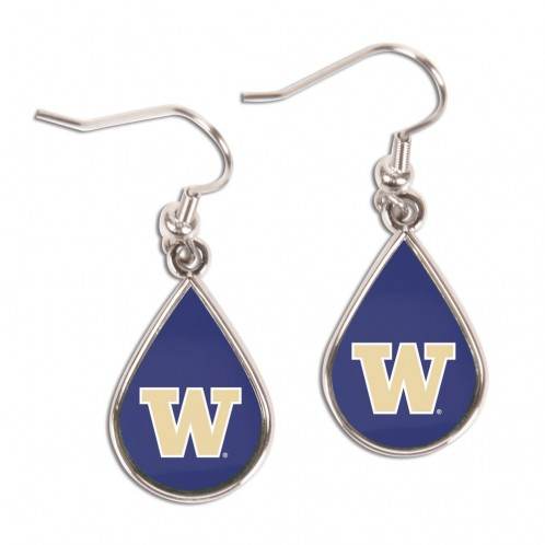 Washington Huskies Tear Drop Earrings Special Order - ToylandEU