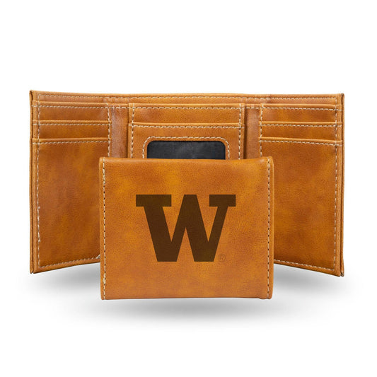 Washington Huskies Trifold Wallet Laser Engraved Special - ToylandEU