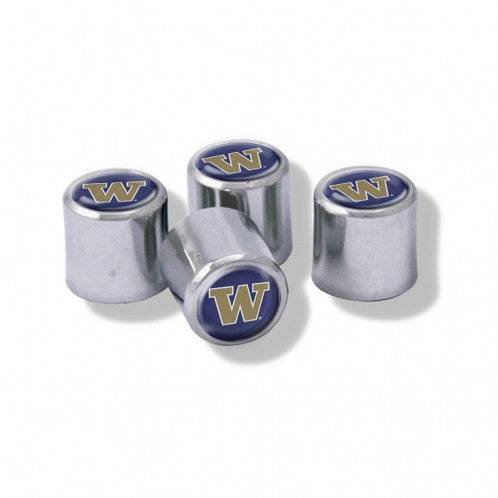 Washington Huskies Valve Stem Caps Set 4 Universal Fit - ToylandEU