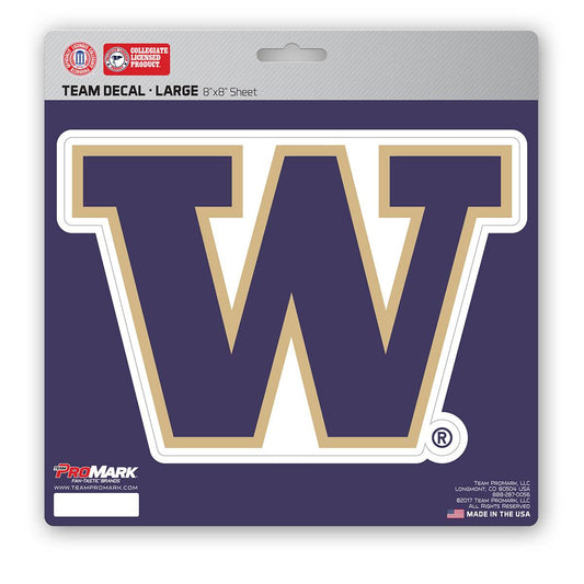 Washington Huskies Vinyl Decal Die Cut 8x8 Team Logo - ToylandEU