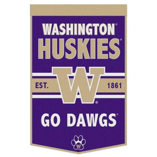  Washington Huskies Wool Banner 24x38 Dynasty Slogan Design -  ToylandEU™