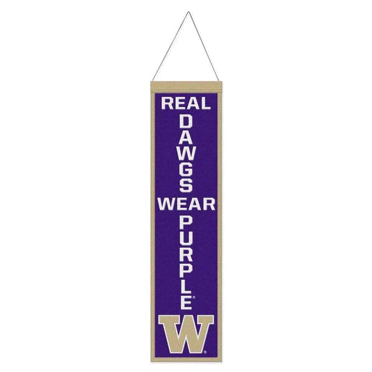  Washington Huskies Wool Banner 8x32 Heritage Slogan -  ToylandEU™