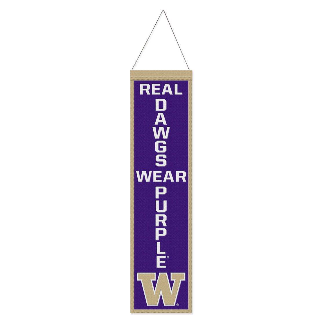 Washington Huskies Wool Banner 8x32 Heritage Slogan - ToylandEU