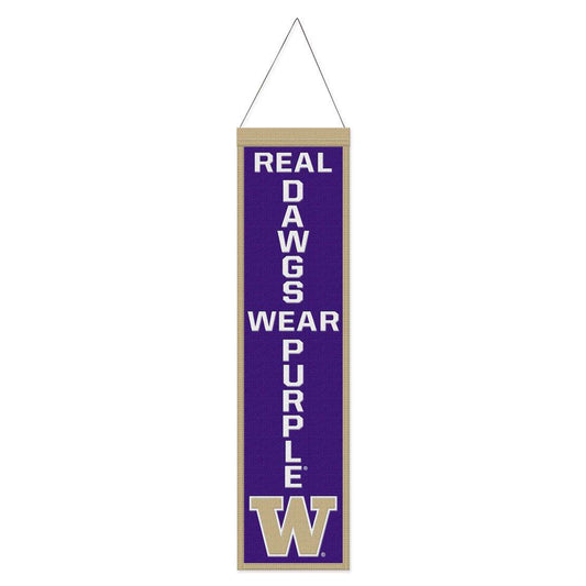 Washington Huskies Wool Banner 8x32 Heritage Slogan - ToylandEU