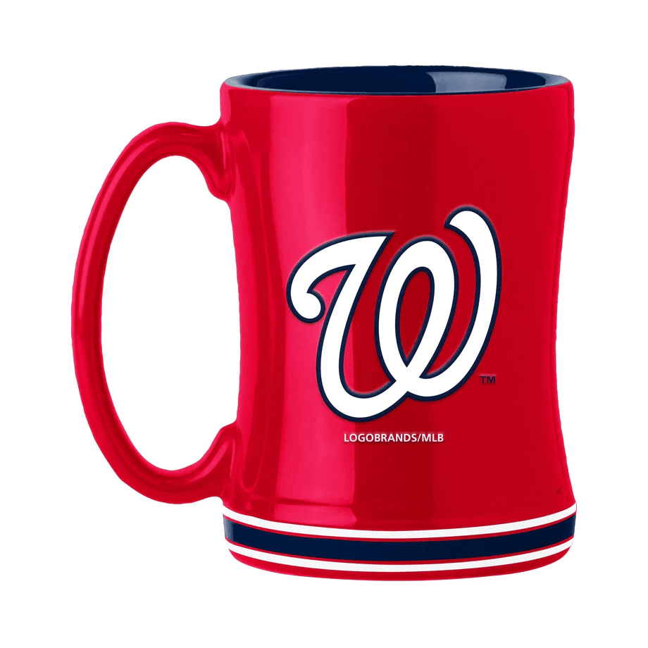 Washington Nationals 14oz Sculpted Relief Coffee Mug - ToylandEU