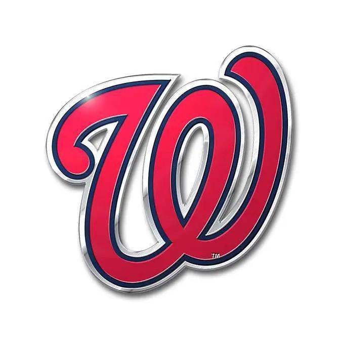  Washington Nationals Aluminum Auto Emblem Color Embossed -  ToylandEU™