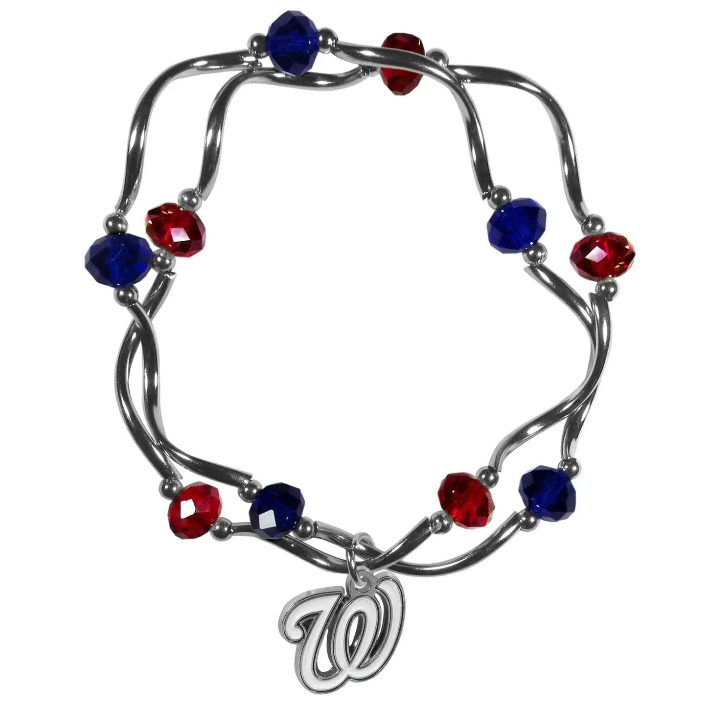  Washington Nationals Colored Bead Bracelet With Crystals -  ToylandEU™