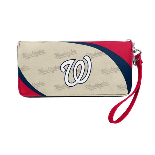Washington Nationals Curve Zip Organizer Wallet Wristlet - ToylandEU