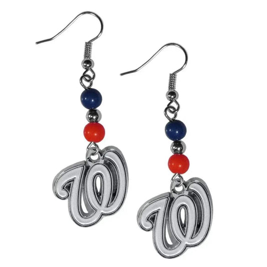  Washington Nationals Dangle Earrings With Team Bead Charm -  ToylandEU™