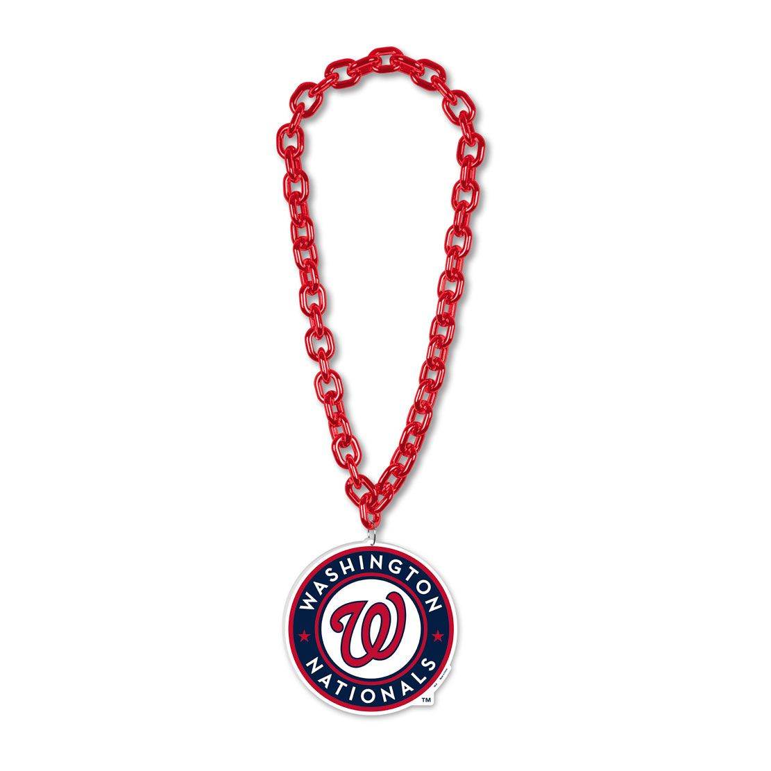 Washington Nationals Foam Logo Necklace Big Fan Chain - ToylandEU