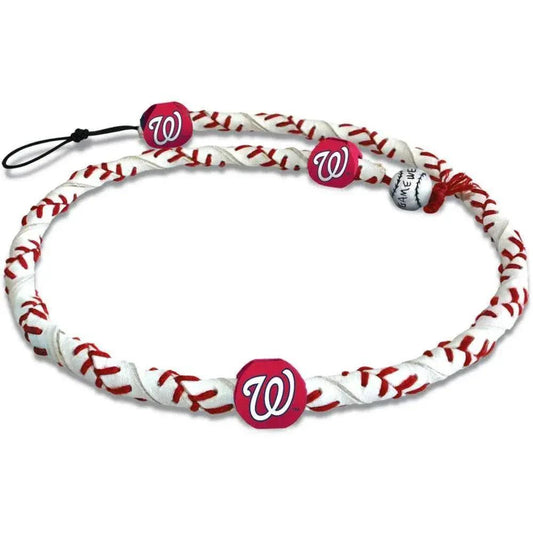  Washington Nationals Frozen Rope Baseball Necklace Leather -  ToylandEU™