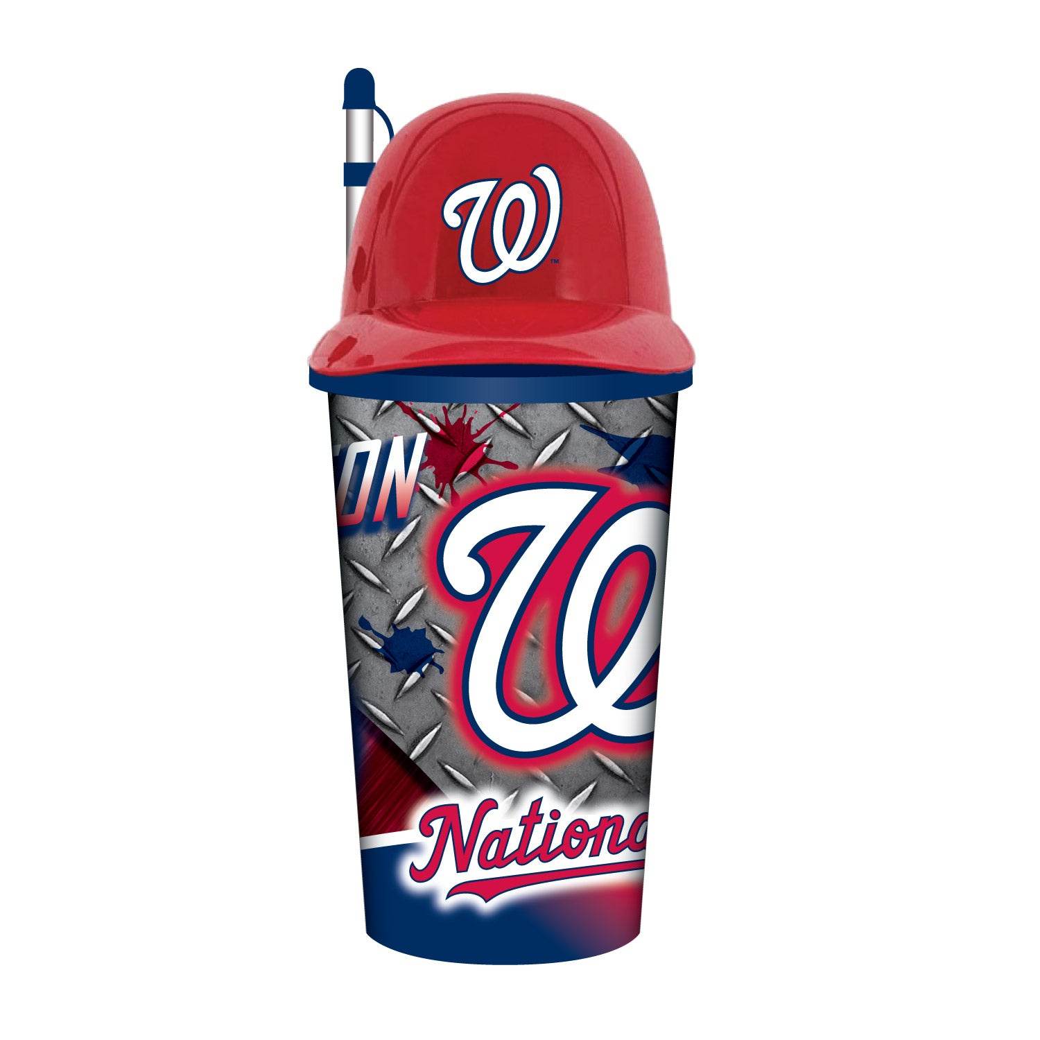 Washington Nationals Helmet Cup 32oz Plastic With Straw - ToylandEU