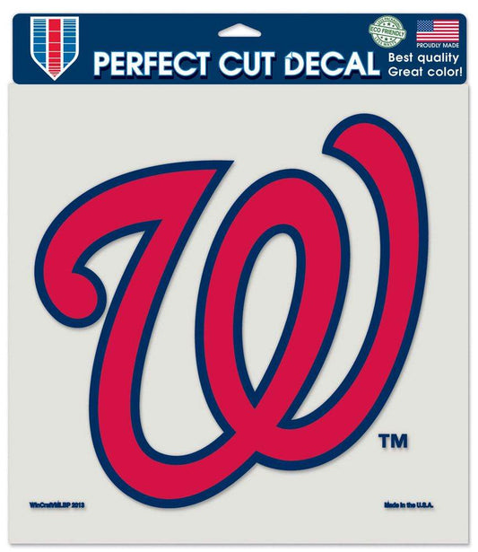 Washington Nationals Licensed Die Cut Decal 8x8 Color - ToylandEU