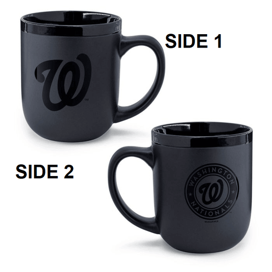 Washington Nationals Matte Black Ceramic Coffee Mug 17 Oz - ToylandEU