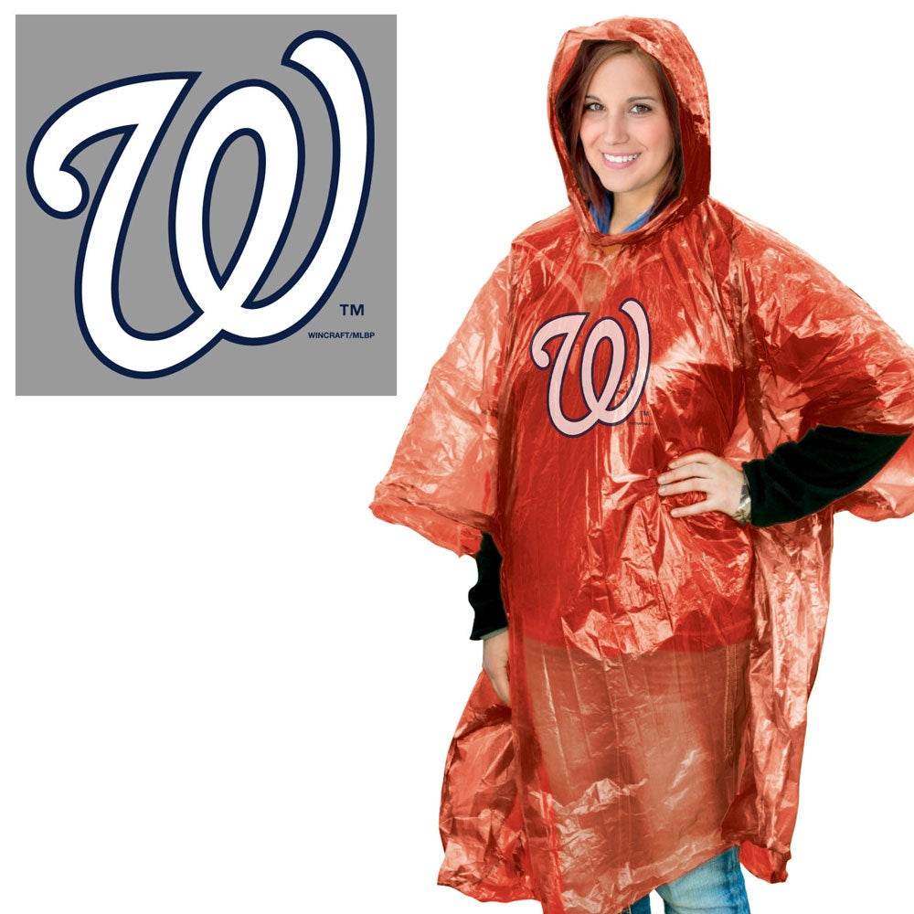 Washington Nationals Rain Poncho Special Order One Size - ToylandEU