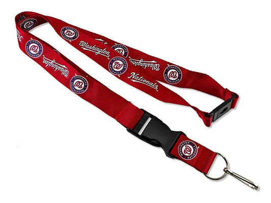  Washington Nationals Red Lanyard Aminco Breakaway Tab -  ToylandEU™