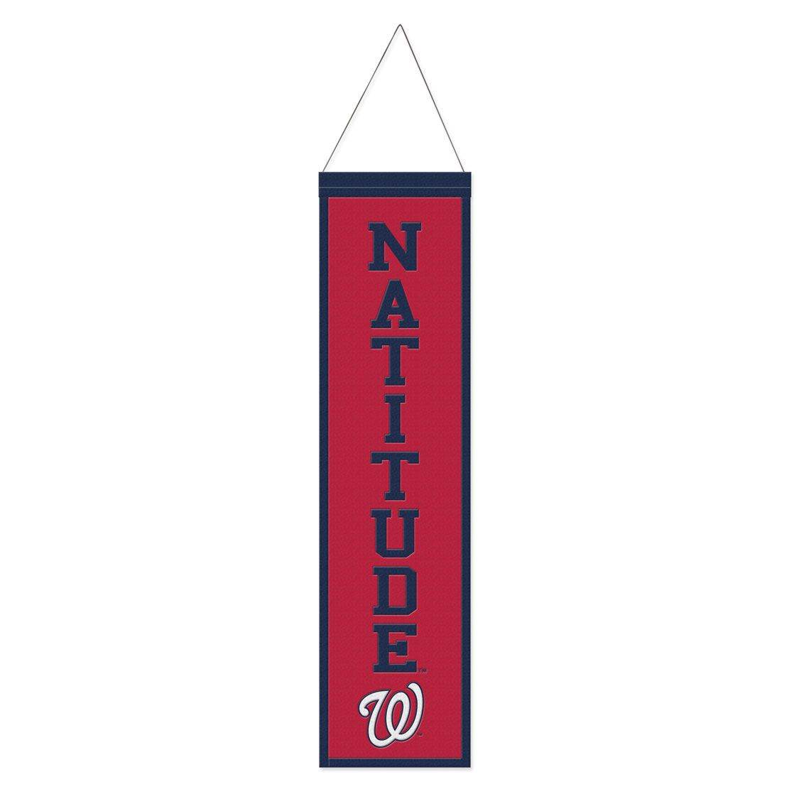 Washington Nationals Wool Banner 8x32 Heritage Slogan - ToylandEU