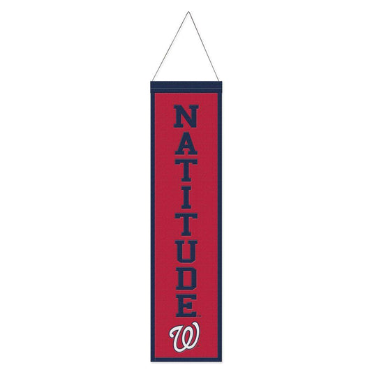 Washington Nationals Wool Banner 8x32 Heritage Slogan - ToylandEU