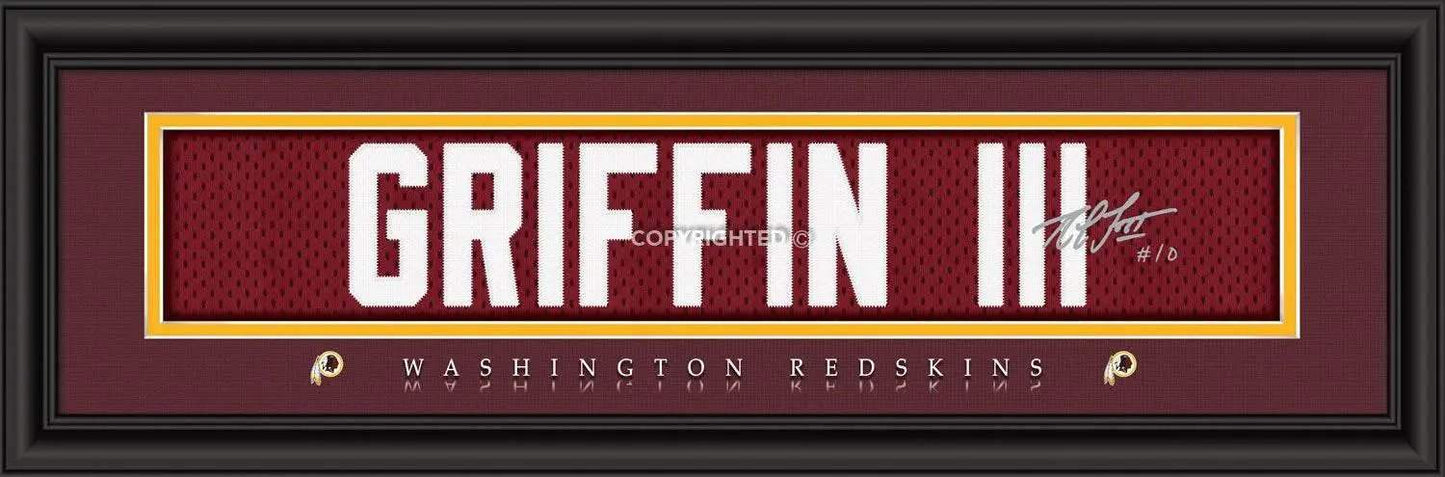  Washington Redskins Print 8x24 Signature Robert Griffin III -  ToylandEU™