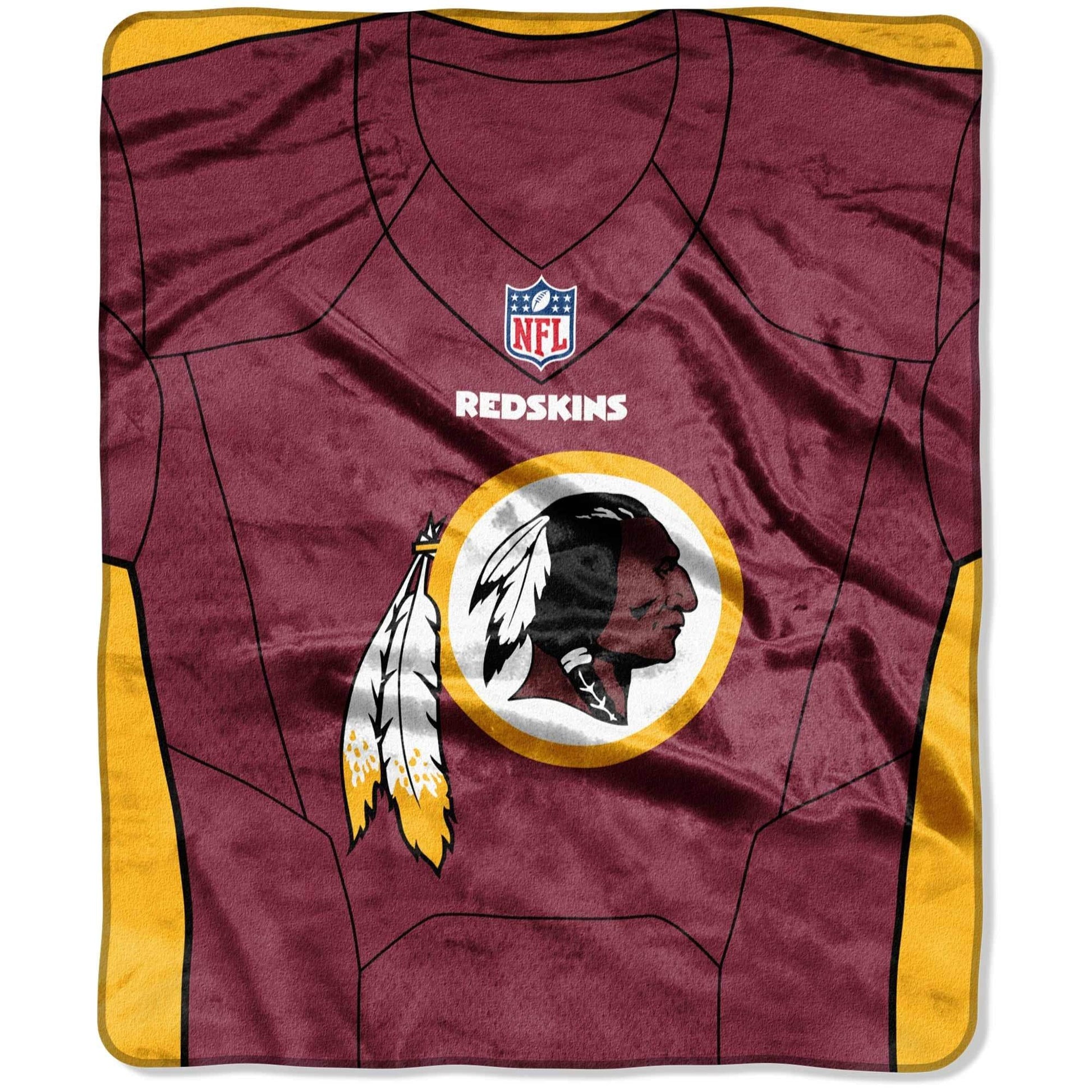 Washington Redskins Raschel Jersey Blanket 50x60 Design - ToylandEU
