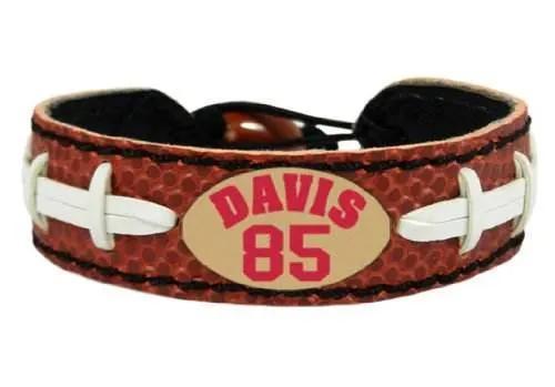  Washington Redskins Vernon Davis Jersey Leather Bracelet -  ToylandEU™
