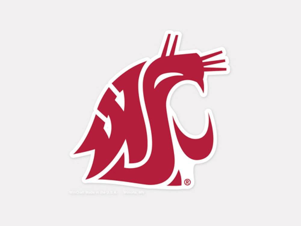 Washington State Cougars Car Decal 4x4 Perfect Cut Color - ToylandEU