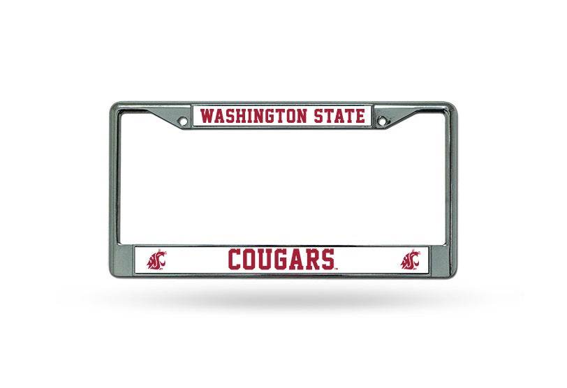Washington State Cougars Chrome License Plate Frame - ToylandEU