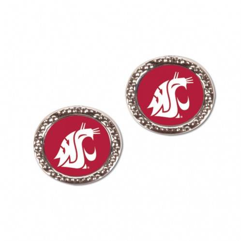 Washington State Cougars Earrings Post Style Special Order - ToylandEU