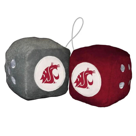  Washington State Cougars Fuzzy Dice Plush Hanging Decor -  ToylandEU™