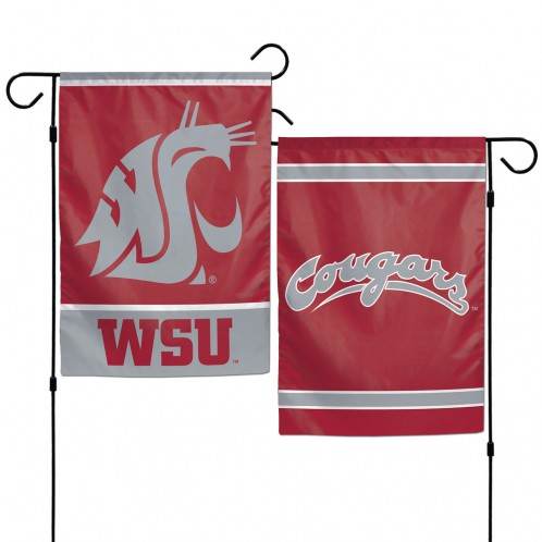 Washington State Cougars Garden Flag 12x18 Two Sided - ToylandEU