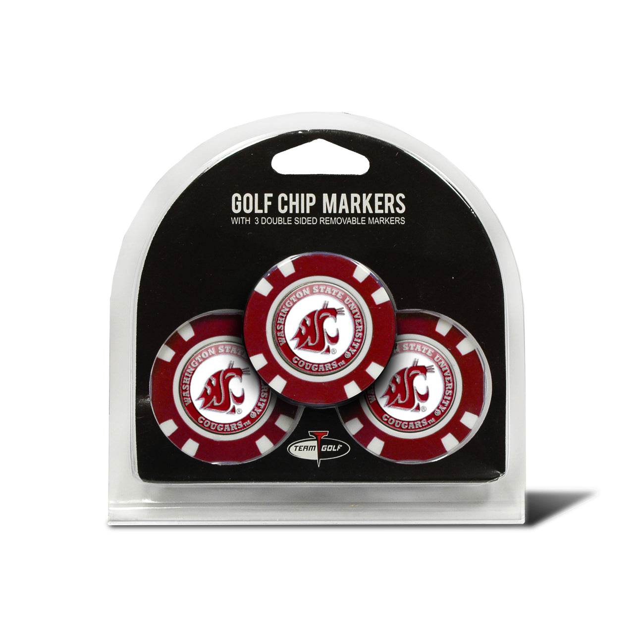 Washington State Cougars Golf Chip With Marker 3 Pack - ToylandEU
