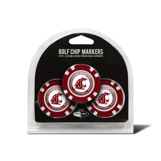 Washington State Cougars Golf Chip With Marker 3 Pack - ToylandEU