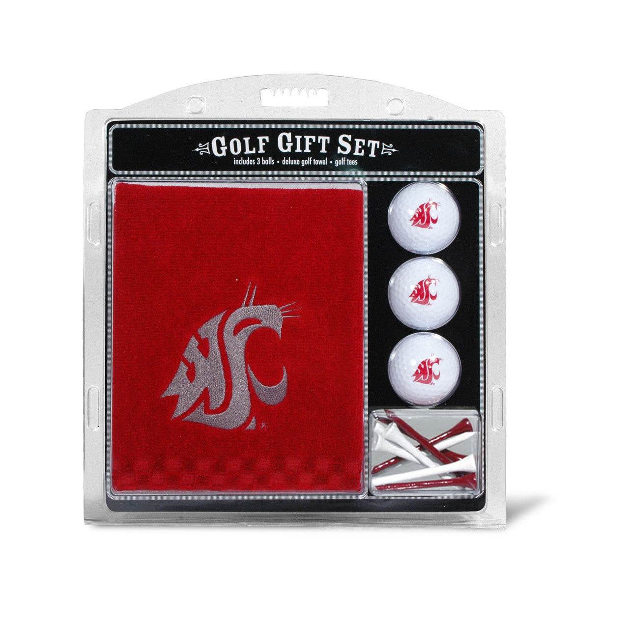 Washington State Cougars Golf Gift Set Embroidered Towel - ToylandEU