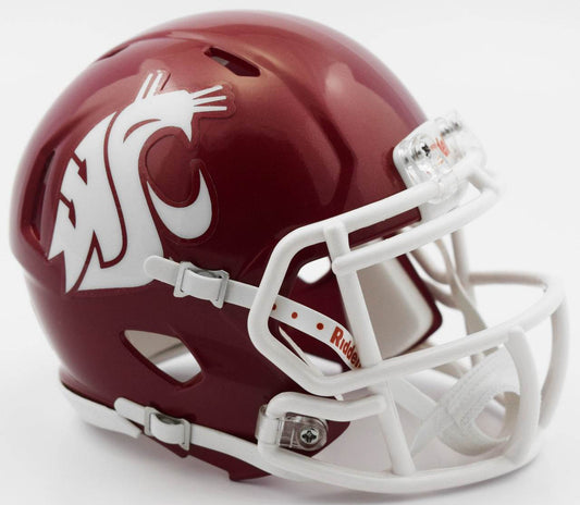 Washington State Cougars Helmet Riddell Mini Speed Crimson - ToylandEU