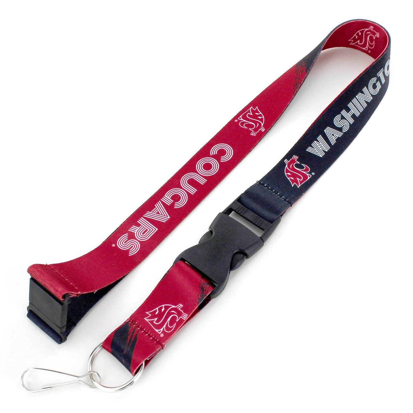 Washington State Cougars Lanyard Crossfade Design Two Sided - ToylandEU