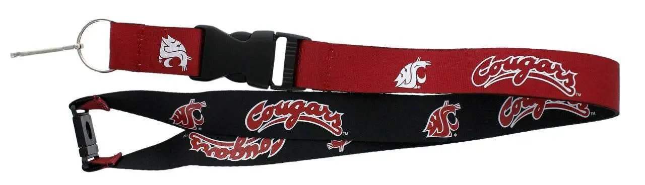 Washington State Cougars Reversible Lanyard With Clip - ToylandEU