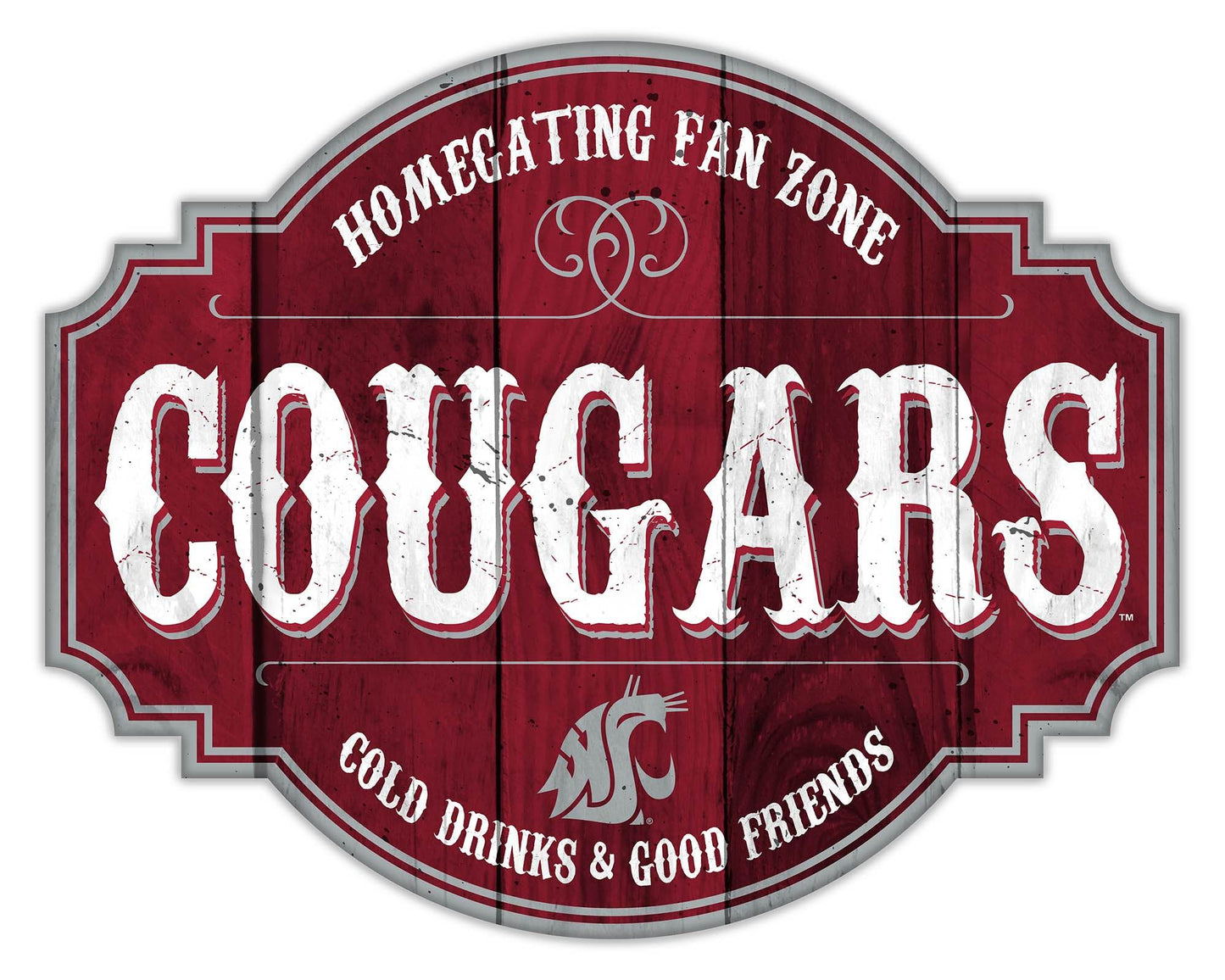 Washington State Cougars Sign 12 Inch Homegating Tavern - ToylandEU