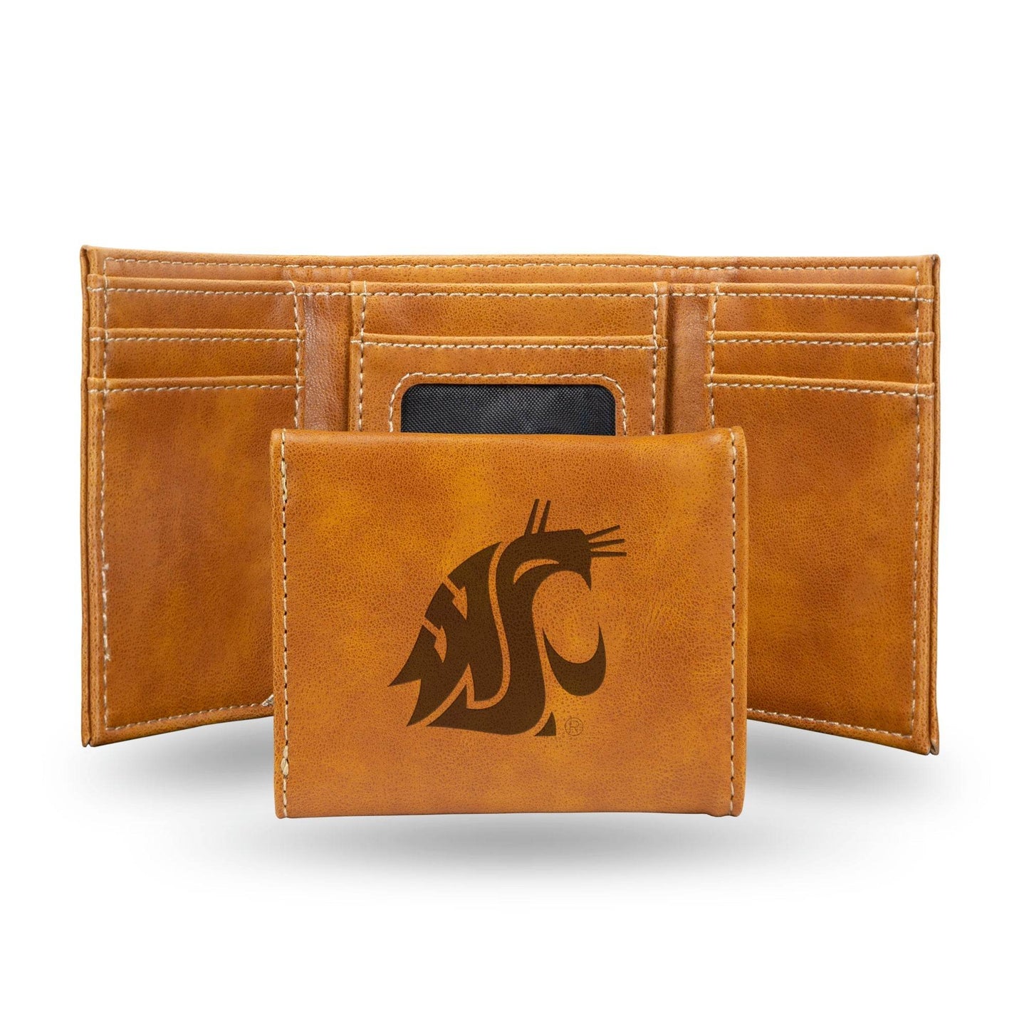 Washington State Cougars Wallet Trifold Laser Engraved - ToylandEU
