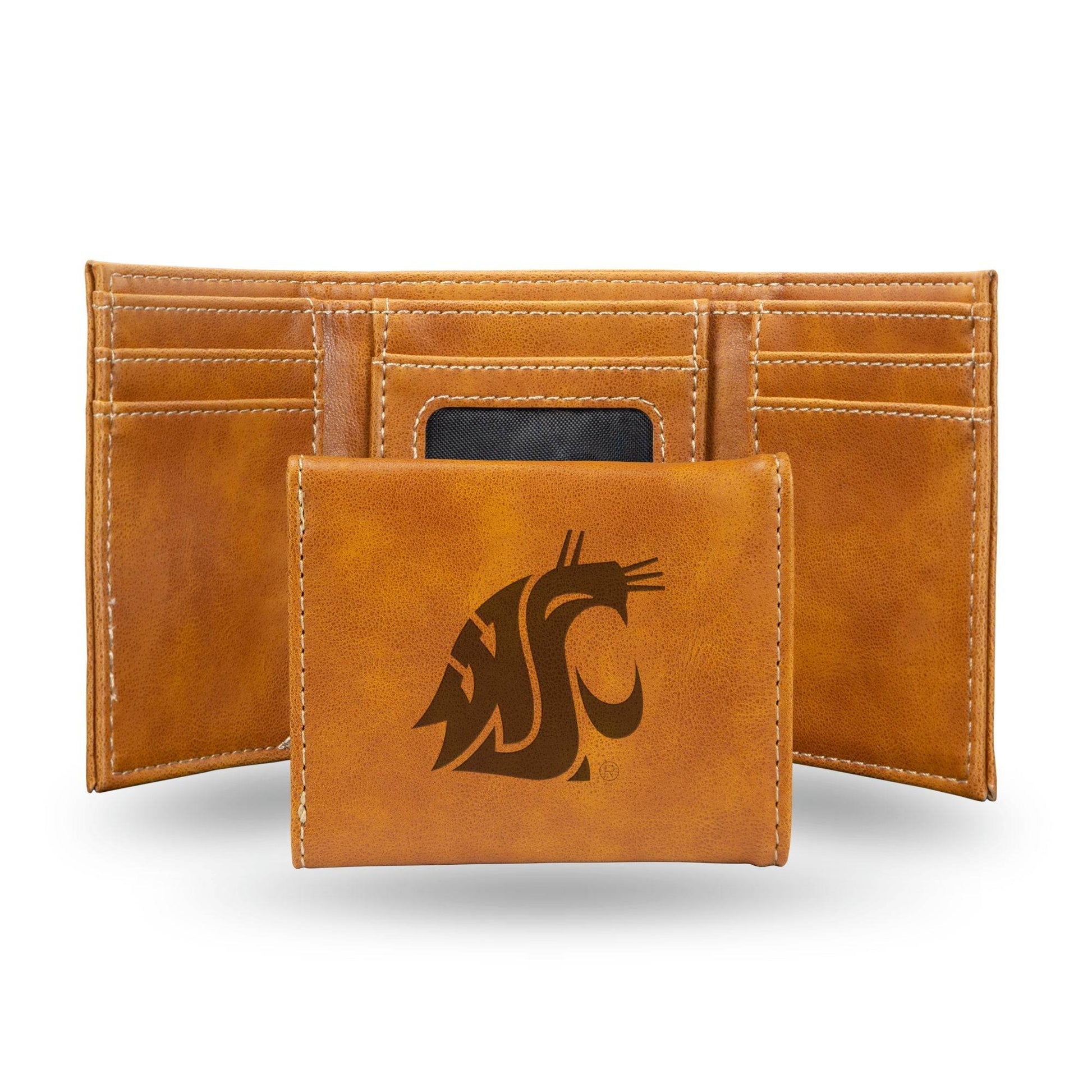 Washington State Cougars Wallet Trifold Laser Engraved - ToylandEU