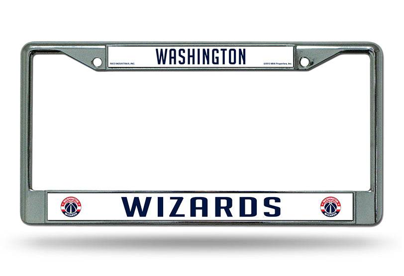 Washington Wizards Chrome License Plate Frame Special Order - ToylandEU