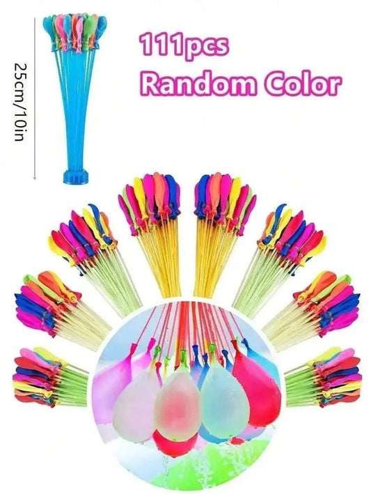  Water Balloons Set 111 Pieces Multicolor For Summer -  ToylandEU™