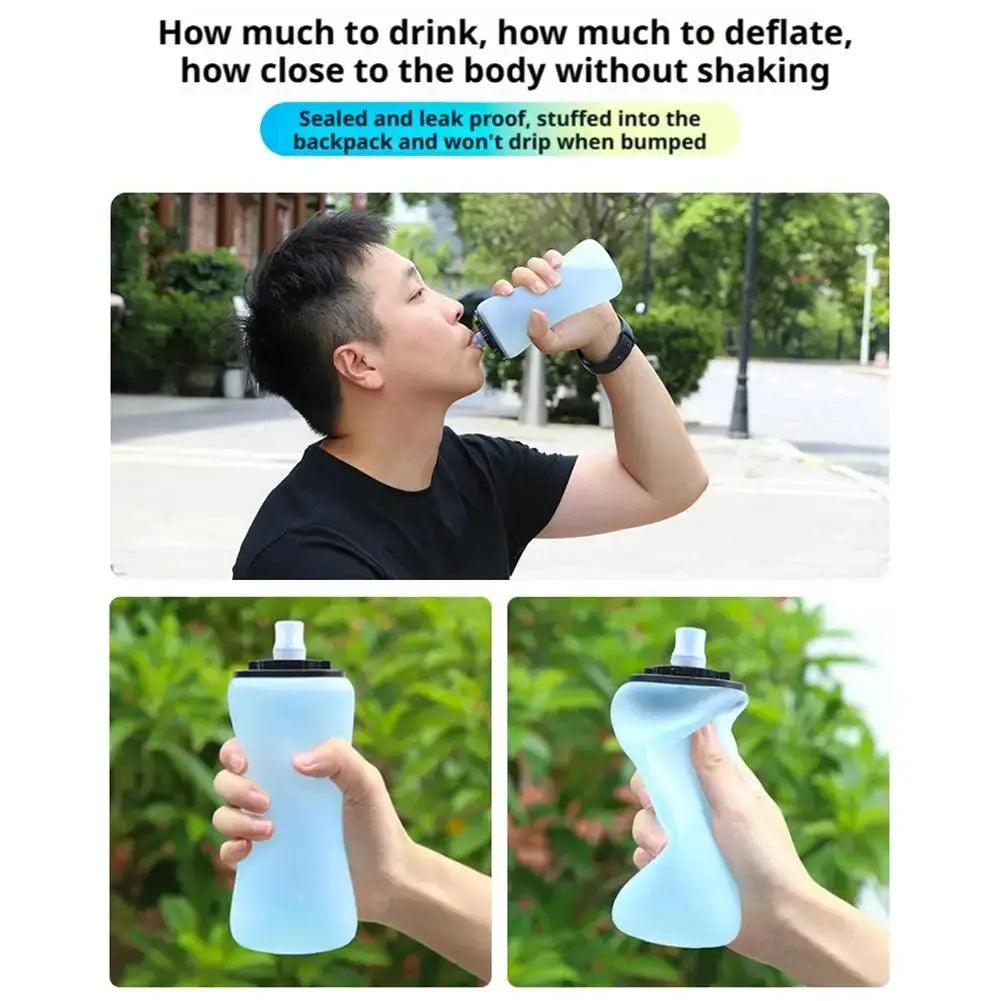  Foldable Outdoor Water Bottle Silicone One Hand Carry -  ToylandEU™