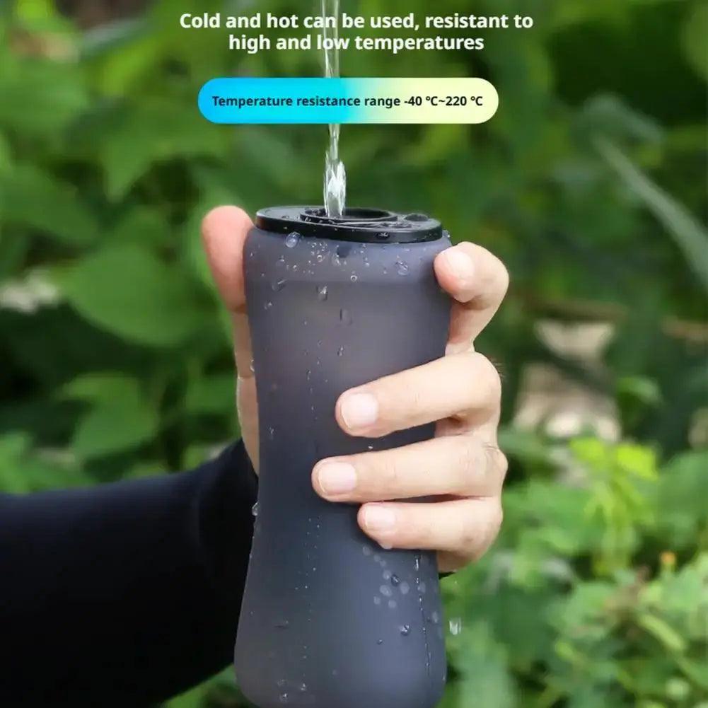  Foldable Outdoor Water Bottle Silicone One Hand Carry -  ToylandEU™