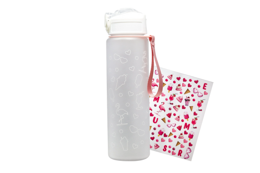  Water Bottle Transfer Stickers Kit Personalize Style -  ToylandEU™