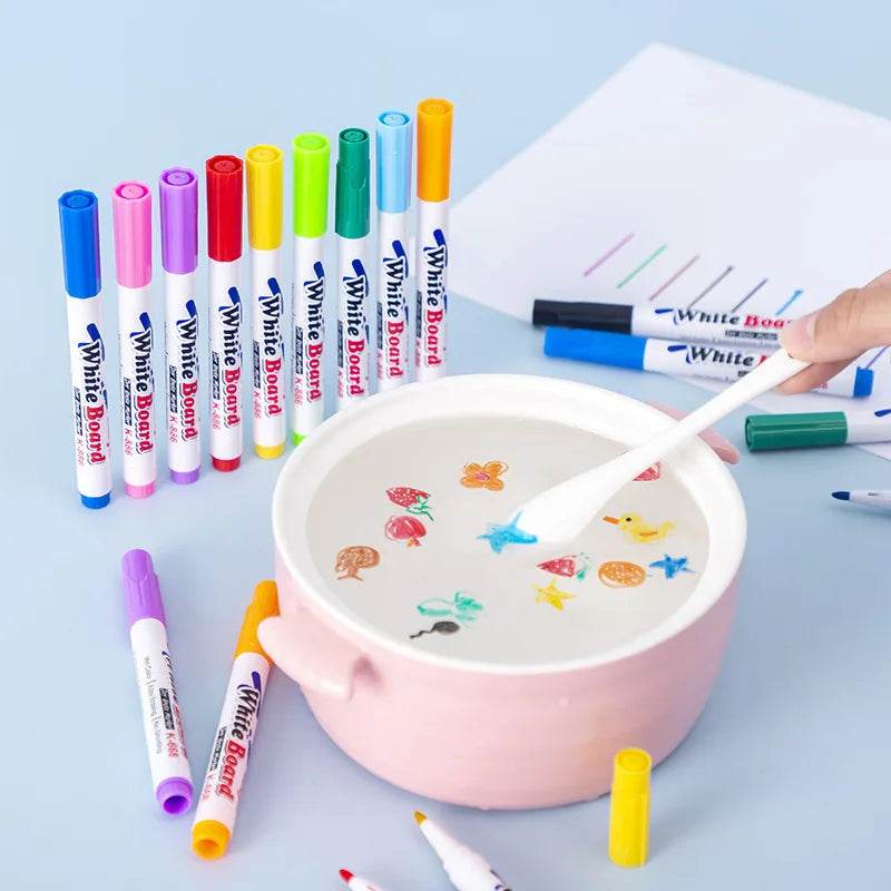 Water Floating Pen Magical Ink Pens For Kids Drawing Set - ToylandEU
