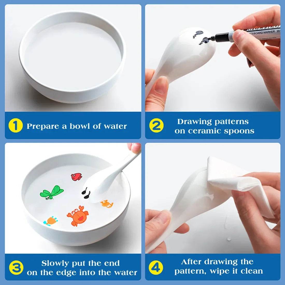 Water Floating Pen Magical Ink Pens For Kids Drawing Set - ToylandEU