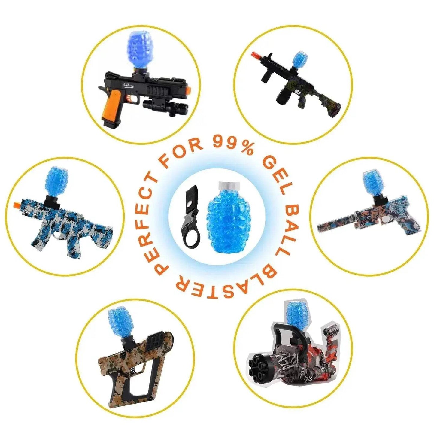 Water Gel Bead Accessories Subpackage Bottle Hopper Kit - ToylandEU