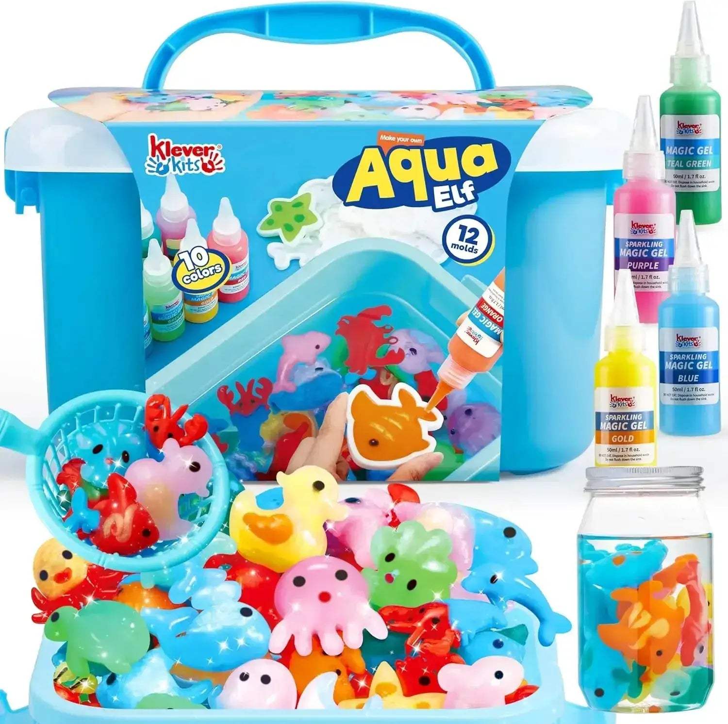 Water Gel Kit For Kids With 10 Gels Preserving Bottle - ToylandEU
